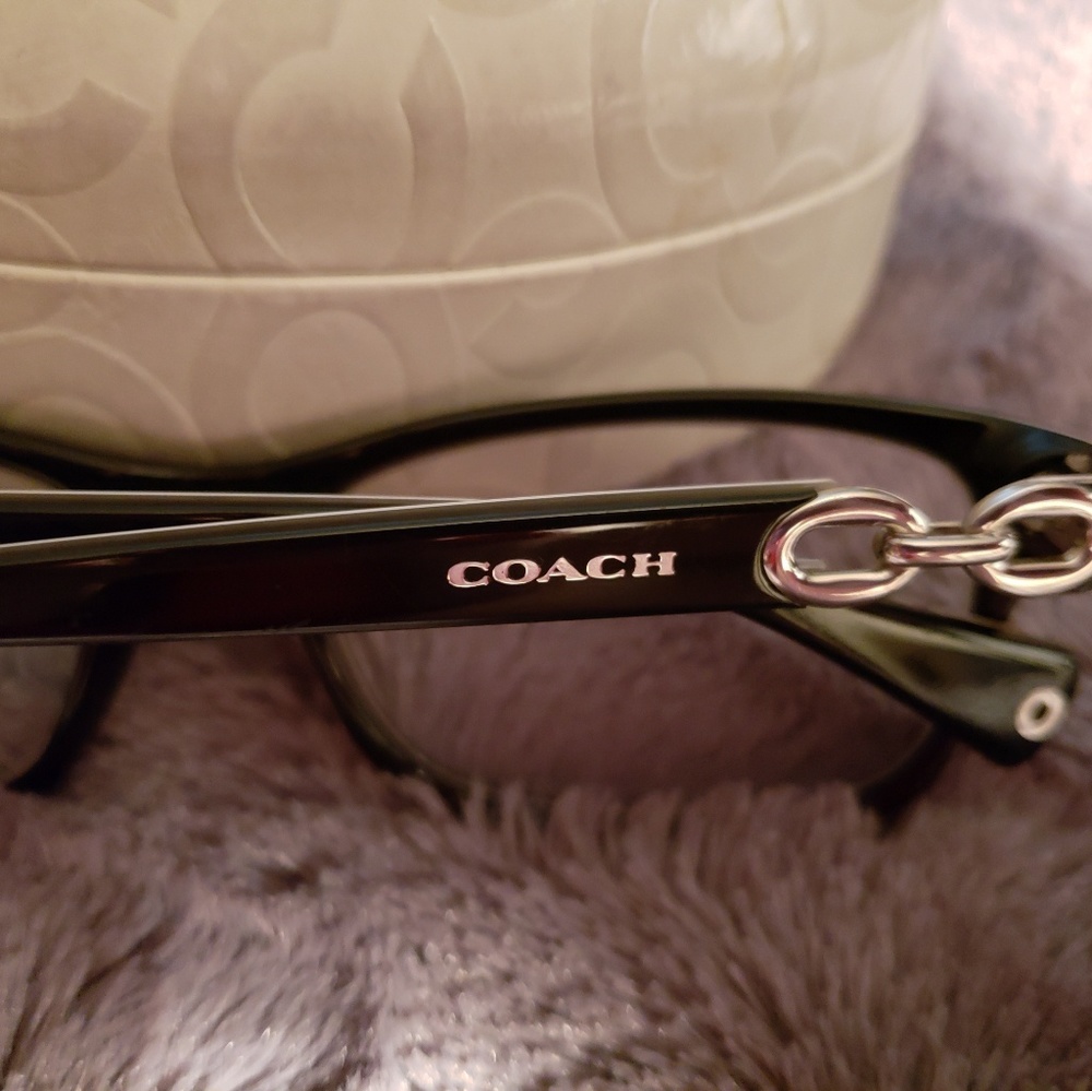 Coach eye glass frames with a coach case